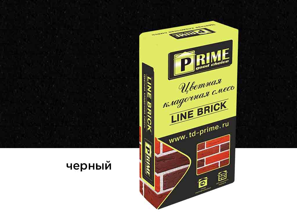Цветная кладочная смесь Prime LineBrick Wasser черный, 25 кг