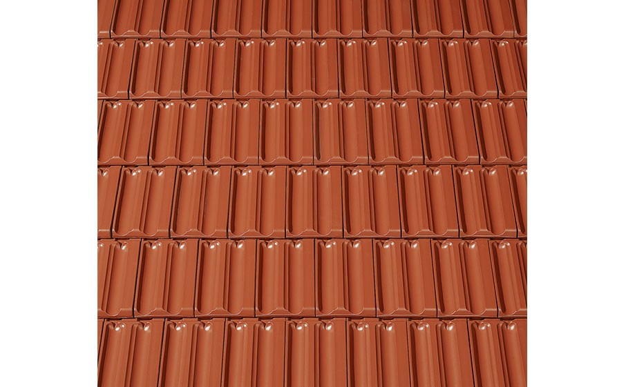 Керамическая черепица рядовая CREATON Ratio Hongeda Nuance медно-красный ангоб
