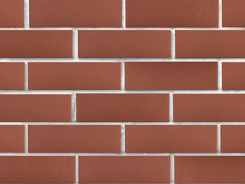 Кирпич клинкерный ЛСР Эдинбург темно-красный гладкий, 250*85*65 мм
