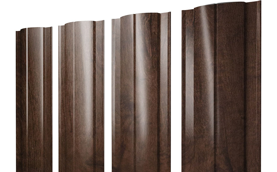 Штакетник Круглый Print Elite Antique Wood