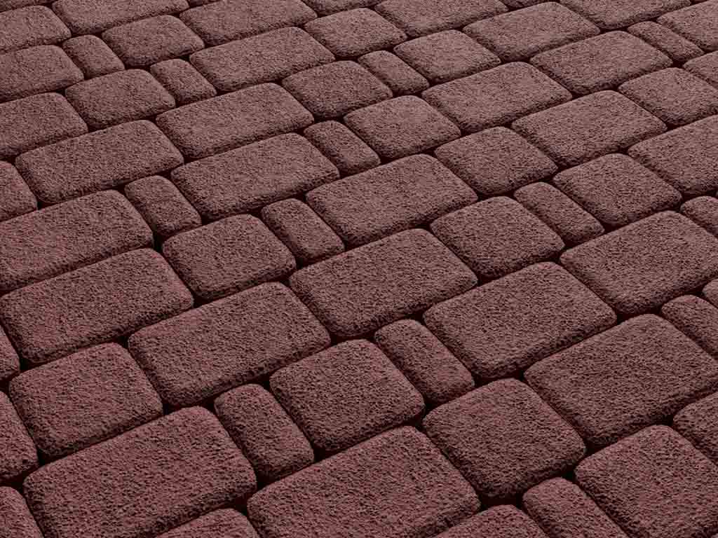 Плитка тротуарная Классико Б.4.КО.6 гранит красный, комплект 3 шт, толщина 60 мм