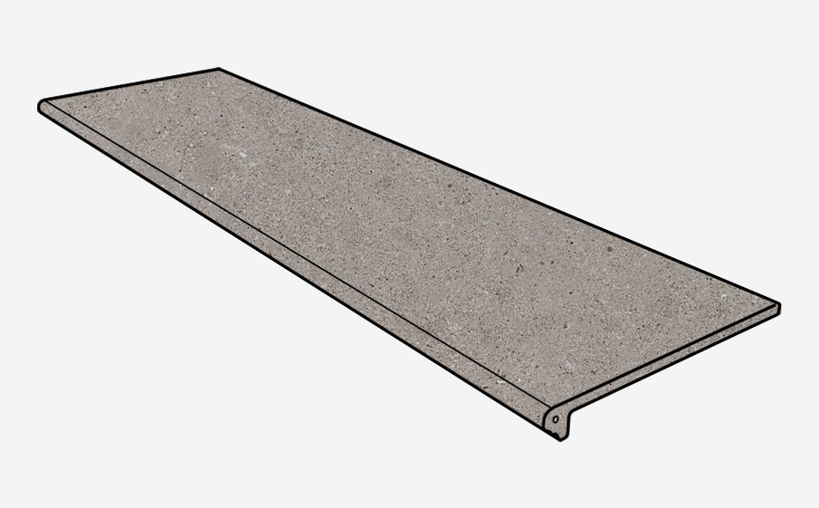 Ступень-флорентинер Gres Aragon Cronos Gris 1197*330*14(36) мм