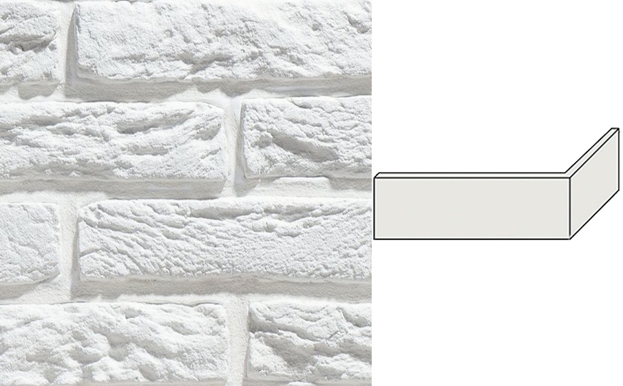 Декоративный кирпич Leonardo Stone угловой элемент Иль-де-Франс 185/90*47*13 мм 100