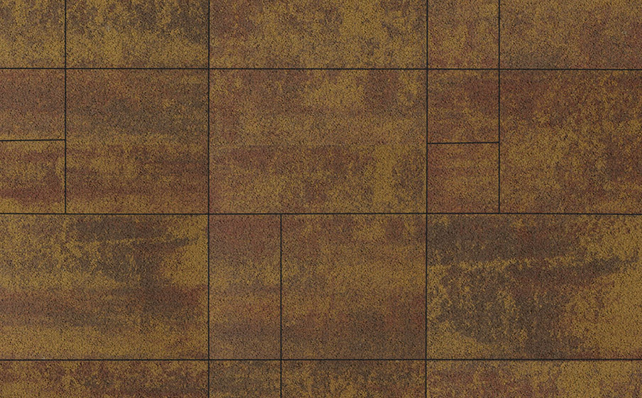 Плитка тротуарная Грандо Б.9.Фсм.6 листопад гранит осень, комплект 4 шт, толщина 60 мм