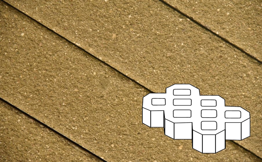 Плитка тротуарная Готика Premium Bronze, Экопарковка Б.6.ГР.10, №3, 600*400*100 мм