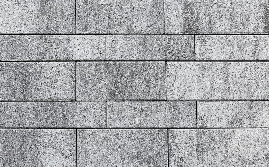 Плитка тротуарная Паркет Б.9.Псм.8 листопад гранит антрацит, комплект 4 шт, толщина 80 мм