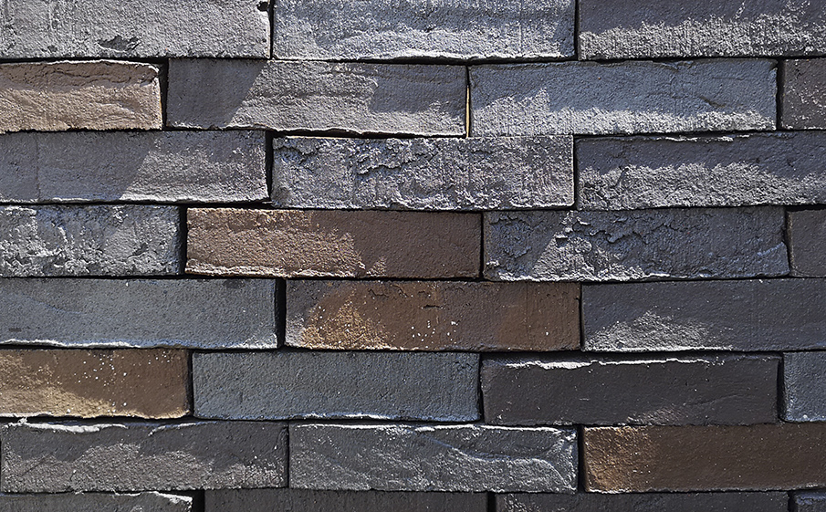 Кирпич клинкерный Muhr 05 Eisenschmelz Schwarzbraun Wasserstrich, 240*71*50 мм