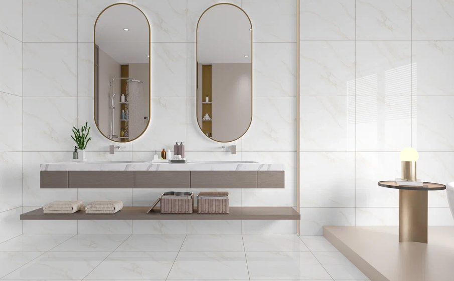 Керамогранит Eternal glossy Carrara Pearl, 600*600*9 мм