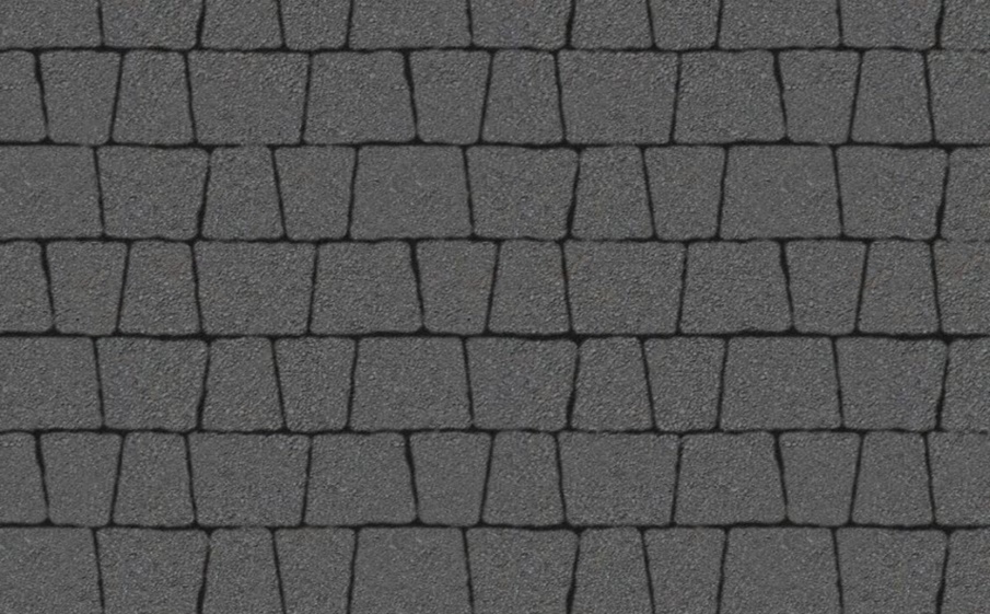 Плитка тротуарная Антик Б.3.А.6 гранит серый, комплект 5 шт, толщина 60 мм