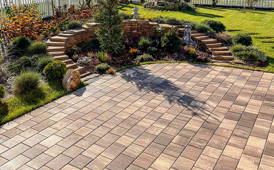 Плитка тротуарная Steingot Color Mix, Новый город, Клифф, толщина 60 мм