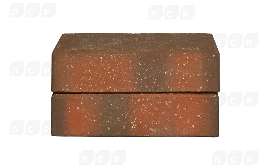 Клинкерная брусчатка ЛСР Ноттингем красный флэш, 200*100*50 мм