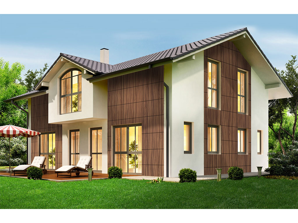 HPL-панель Greenlam Woods SUD 9105 Caramel Streak двухсторонняя, 3050*1300*6 мм