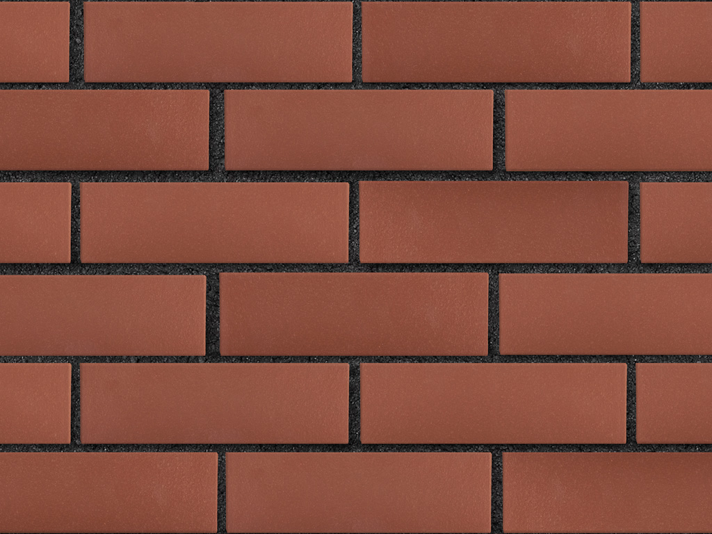 Кирпич клинкерный ЛСР Эдинбург темно-красный гладкий, 250*85*65 мм