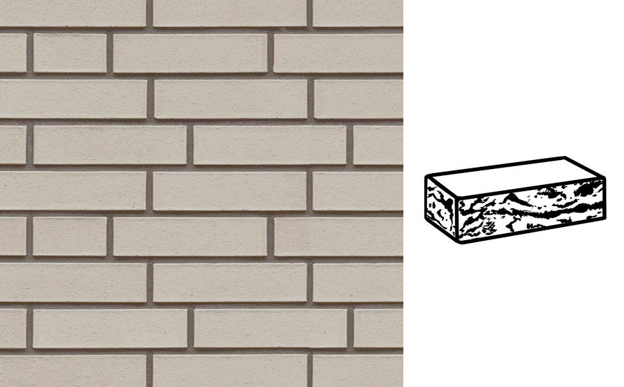 Кирпич клинкерный Muhr 36 Silbergrau nuanciert готик, 250*120*65 мм