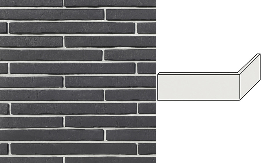 Декоративный кирпич White Hills Дюрен Брик Design угловой элемент цвет 689-85