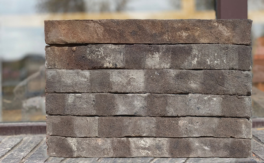 Кирпич ригельный ручной формовки Rightbrick Вудс, 400*100*40 мм