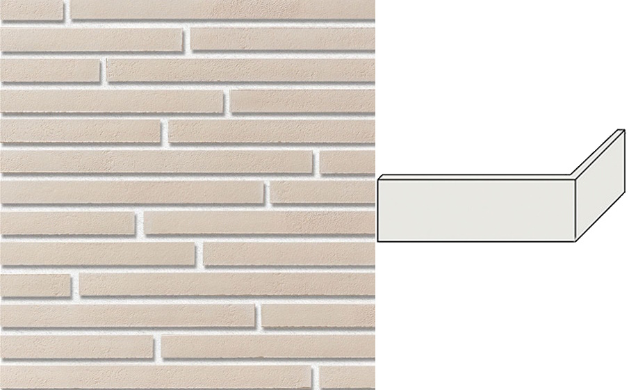 Декоративный кирпич Leonardo Stone угловой элемент Ванкувер 340/100*40*15 мм 406