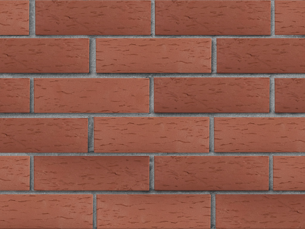 Кирпич клинкерный ЛСР Эдинбург темно-красный береста, 250*85*65 мм