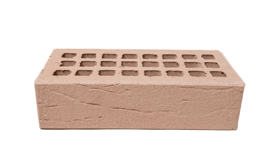 Кирпич облицовочный Губский КЗ, папирус, абрикосовый, 250*120*65 мм