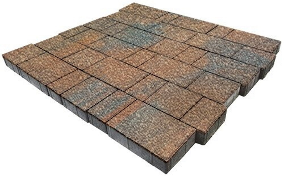 Плитка тротуарная SteinRus, Бельпассо Б.23(М).Псм.6, Native, ColorMix Штайнрус, толщина 60 мм