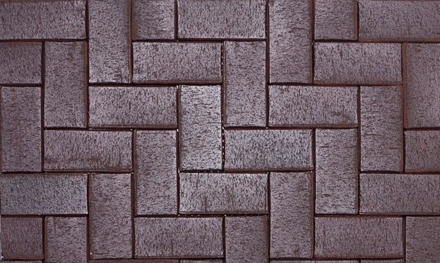 Клинкерная брусчатка Feldhaus Klinker KF P609 umbra ferrum 200x100x45 мм