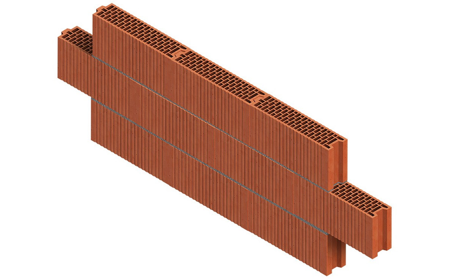 Керамический блок Porotherm 12 M75 6,74 НФ, 500*120*219 мм