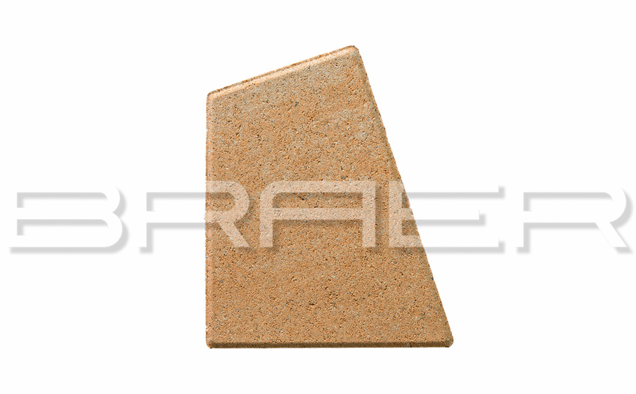 Плитка тротуарная BRAER Витраж Color Mix Плато, толщина 80 мм