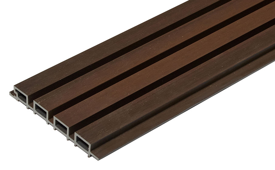 Реечная фасадная панель CM Wall Merbau 3000*219*26 мм