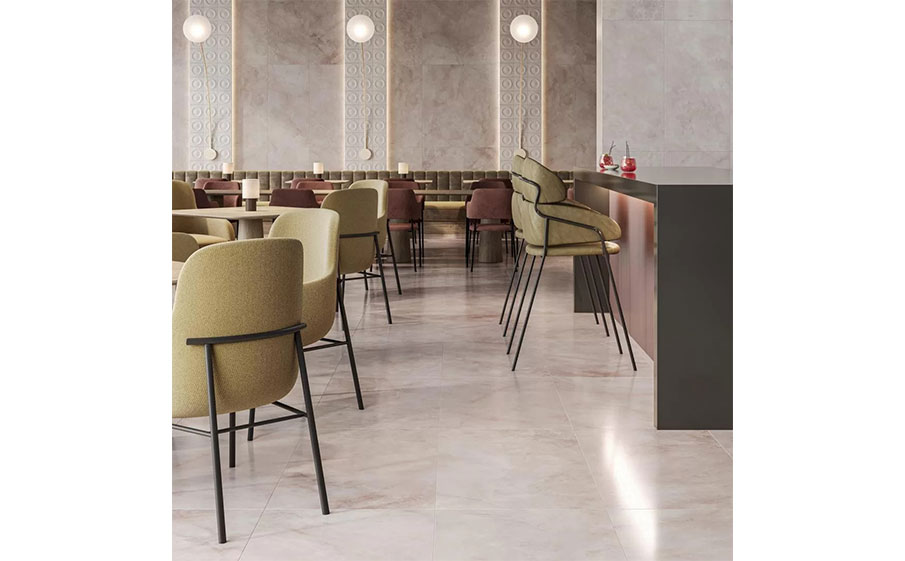 Керамогранит KERAMA MARAZZI Ониче розовый лаппатированный обрезной, 1195*600*9 мм