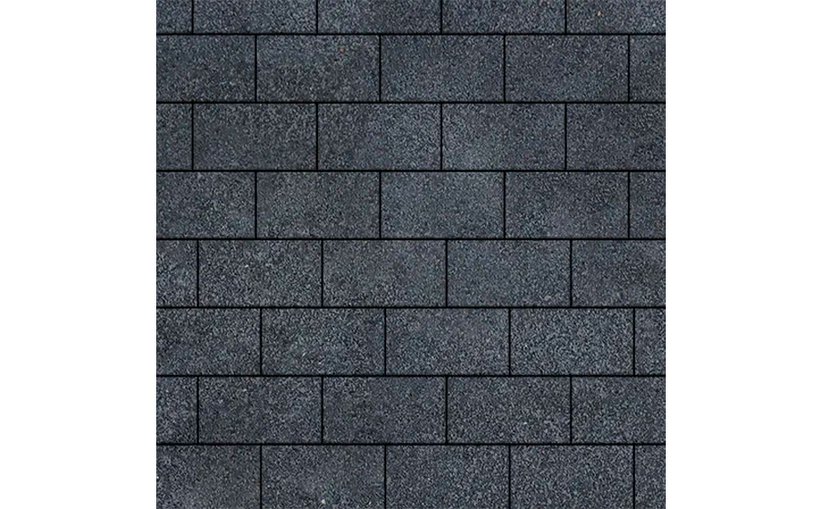 Плитка тротуарная SteinRus Бельпассо Медио Б.10(Б).П.8, Backwash, Неро, 225*150*80 мм