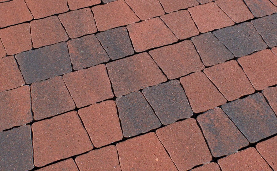 Плитка тротуарная Антик Б.3.А.6 листопад гладкий клинкер, комплект 5 шт, толщина 60 мм