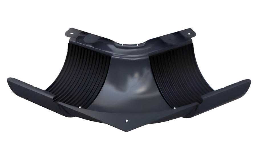 Внутренний угол желоба 135° BRAAS, 125/90 мм, сталь, графит