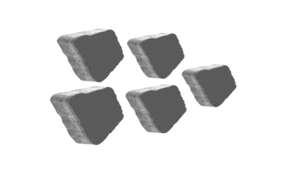 Плитка тротуарная Антик Б.3.А.6 стандарт гладкий серый, комплект 5 шт, толщина 60 мм