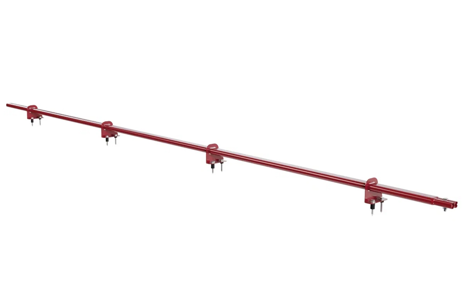 Снегозадержатель однотрубчатый Borge для кровли из металлочерепицы оцинкованный RAL 3003, 3 м