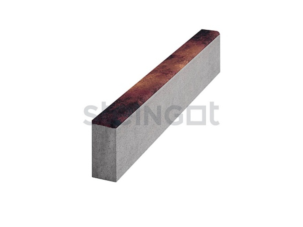 Тротуарный бордюр садовый Steingot, Колормикс, Агатовый камень (Blend), 1000*200*80 мм