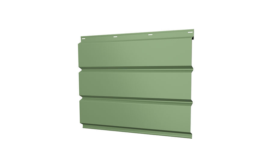 Софит Grand Line металлический без перфорации 0,45 PE с пленкой RAL 6019