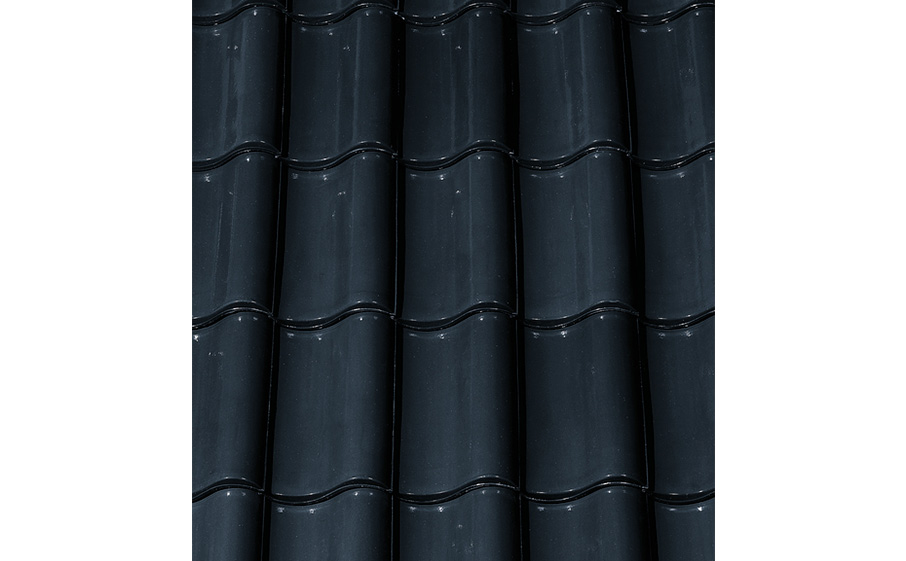 Керамическая черепица рядовая CREATON Sinfonie Noblesse черный глазурь