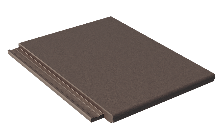 Цементно-песчаная черепица BRAAS Тегалит темно-коричневая