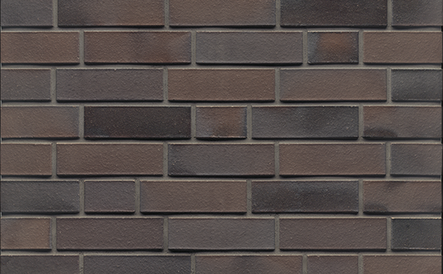 Кирпич клинкерный Muhr 33 A Schwarz-Braun гладкий, 240*115*71 мм