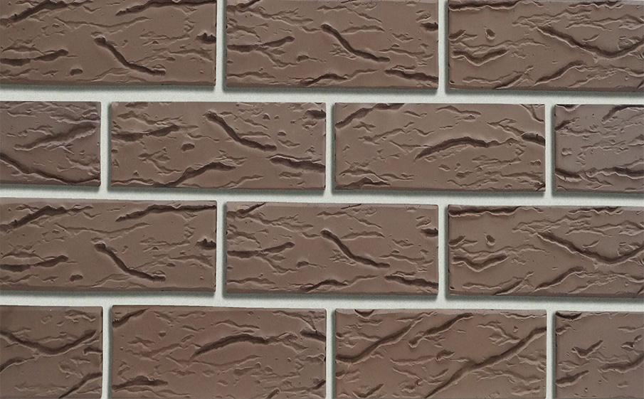 Кирпич облицовочный Кротовский КЗ Классика Шоколад рустик 250*120*88 мм