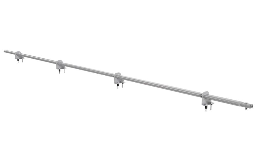 Снегозадержатель однотрубчатый Borge для кровли из металлочерепицы оцинкованный RAL 7004, 1,5 м