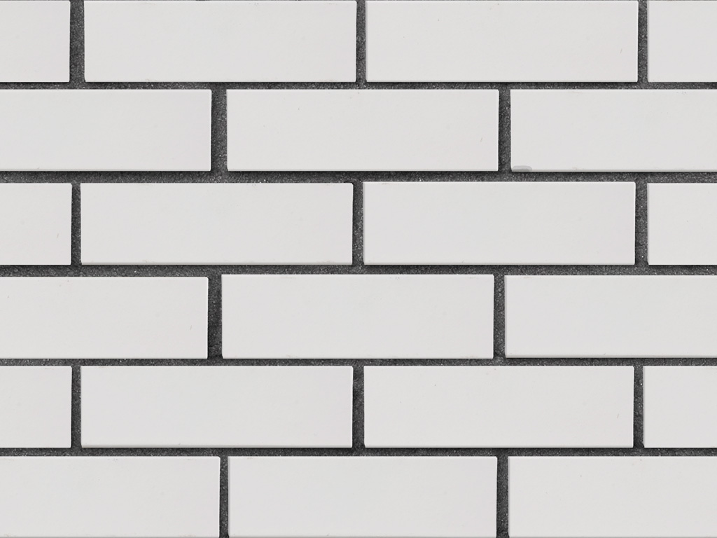 Кирпич клинкерный ЛСР Вернамо белый ангоб гладкий, 250*85*65 мм