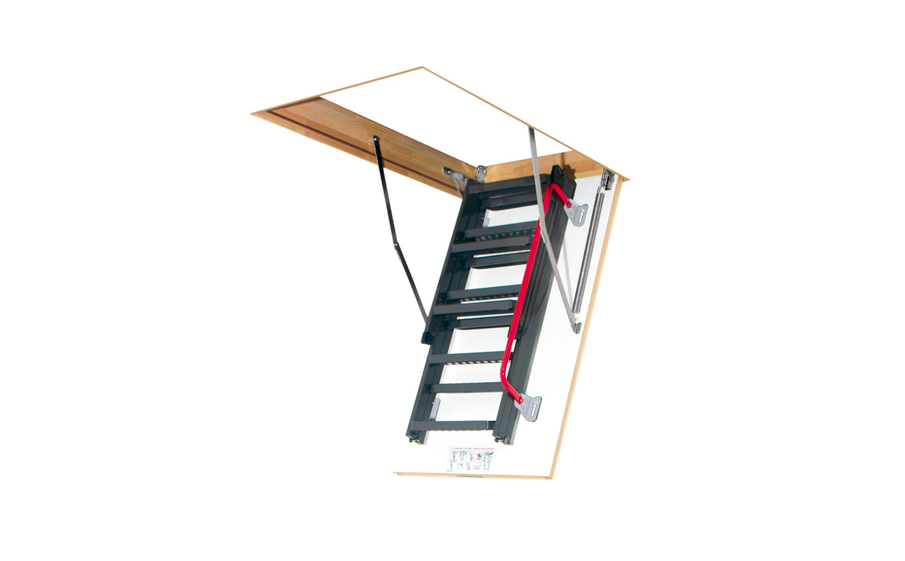 Металлическая лестница FAKRO LMK, высота 2800 мм, размер люка 700*1300 мм