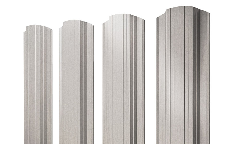 Штакетник Прямоугольный фигурный Print Elite Milky Wood