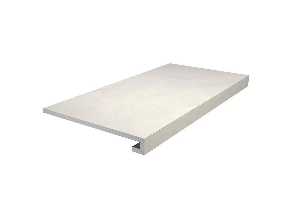Ступень клееная KERAMA MARAZZI Про Чементо матовая серый светлый, 600*330*9 мм