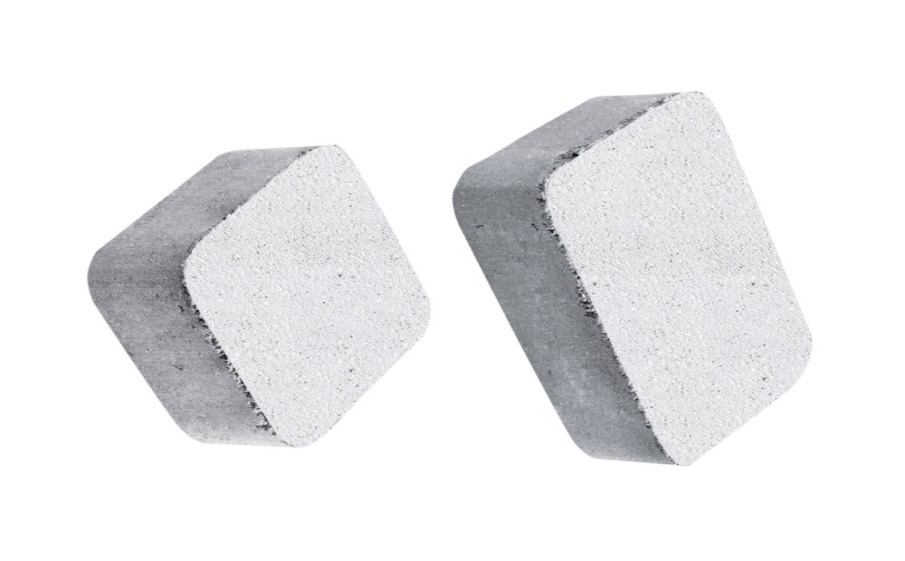 Плитка тротуарная Классико А.1.КО.4 стоунмикс белый, комплект 2 шт, толщина 40 мм