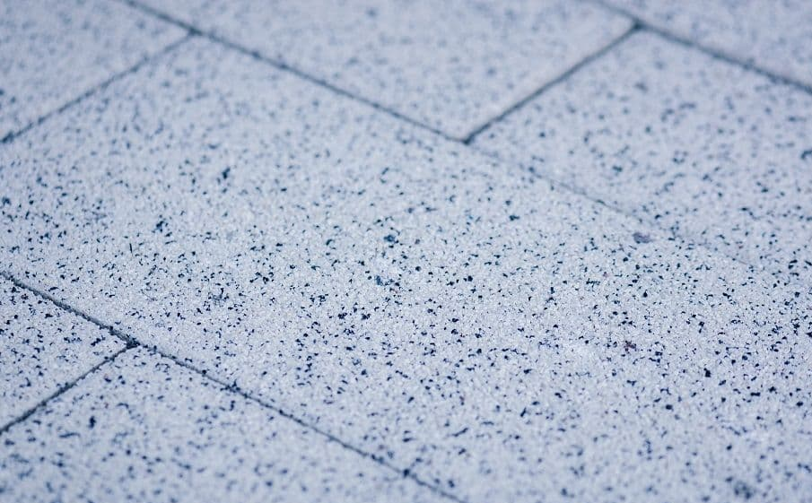 Плитка тротуарная Паркет Б.9.Псм.8 стоунмикс белый с черным, комплект 4 шт, толщина 80 мм