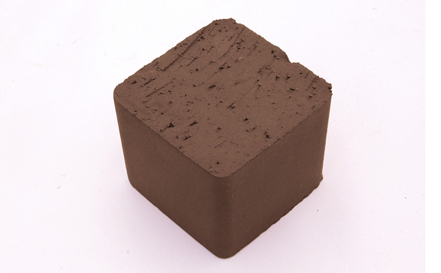 Клинкерная брусчатка Lode Brunis коричневая шероховатая, 60*60*62 мм