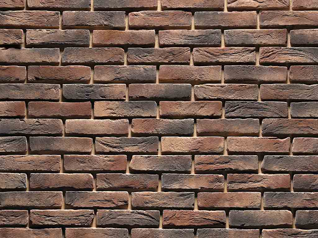 Декоративный кирпич ИНТЕРКАМ Бельгийский кирпич 2903, 210*50*15 мм