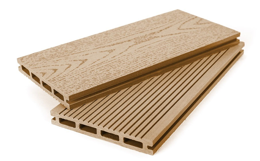 Террасная доска Grand Line 140 мм тиснение Бронза, 3 м